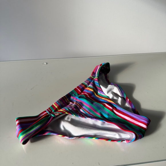 *Victorias Secret  Striped Bikini Bottom - Picture 3 of 8